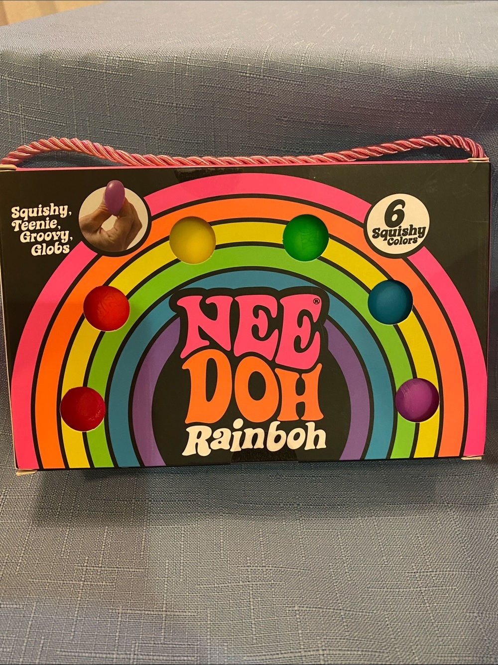 Rare NeeDoh Rainboh Rainbow Squeeze Toy Set - Multicolor